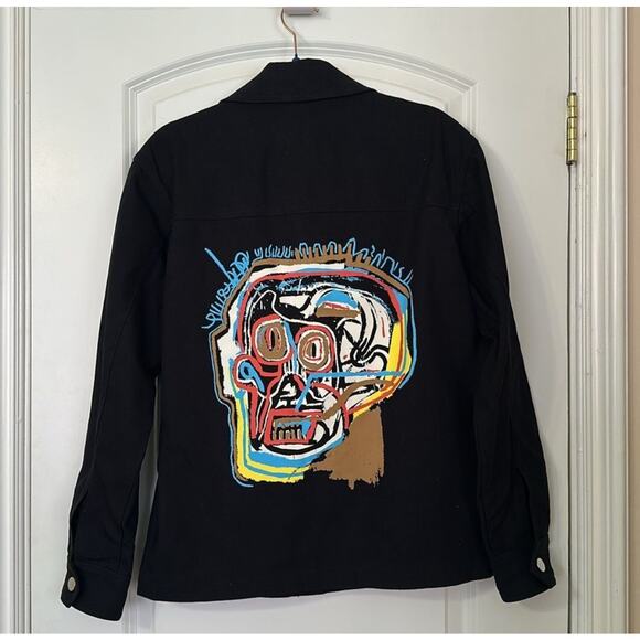 Rare Basquiat Skull Jacket | Men’s S/M | Women's M/L Artwear Collectible - Picture 1 of 14